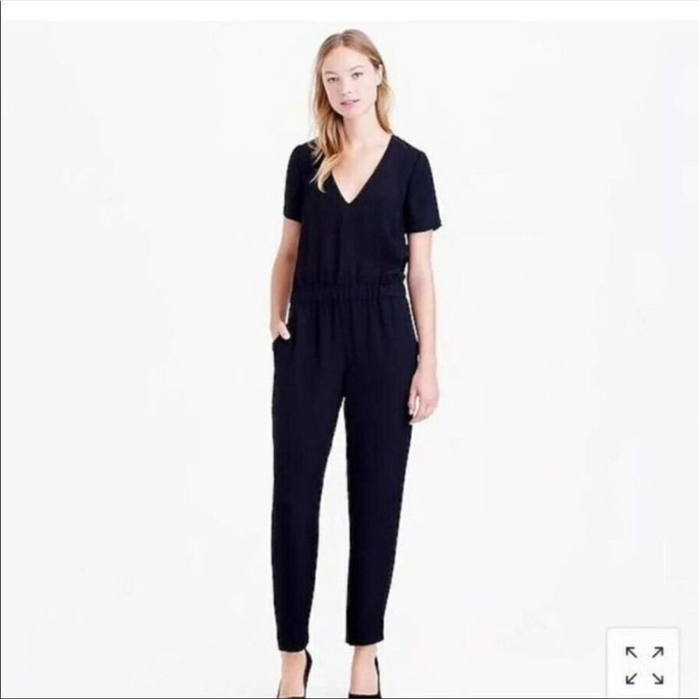 J. CREW COLLECTION | Short Sleeve Jumpsuit V-Neck Women’s Size 4